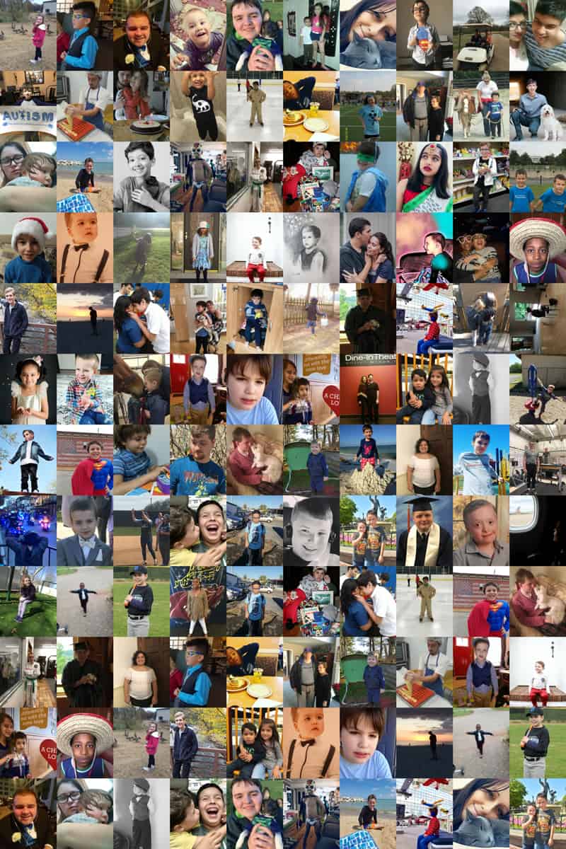 photo collage of a different people