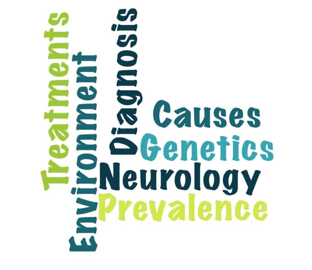 Image for ARRI editorial Medical terms written in various colors on a white background