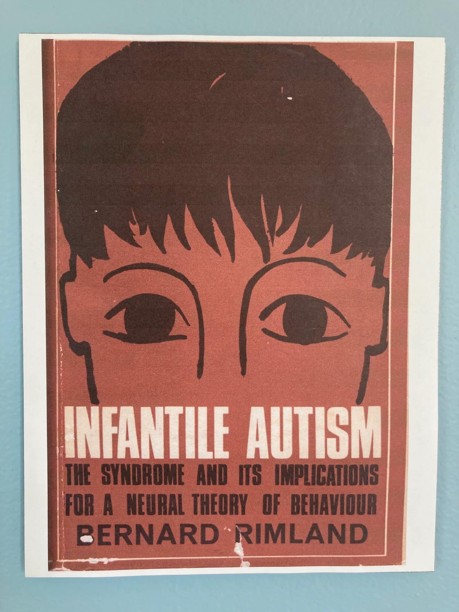 infantile autism original "Infantile Autism" book cover