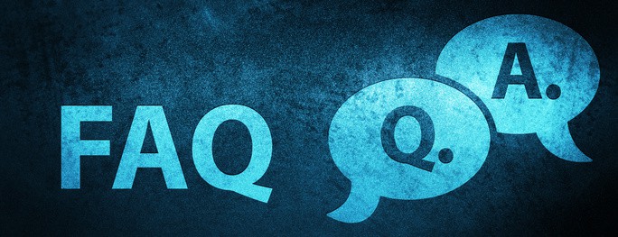 Faq (question answer bubble icon) special blue banner background Faq (question answer bubble icon) isolated on special blue banner background abstract illustration