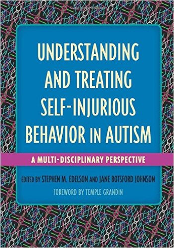 self injury book Autism related book cover