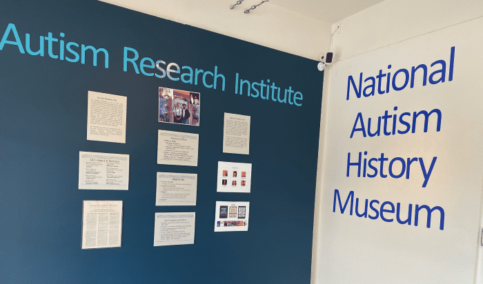 National autism history museum main wall