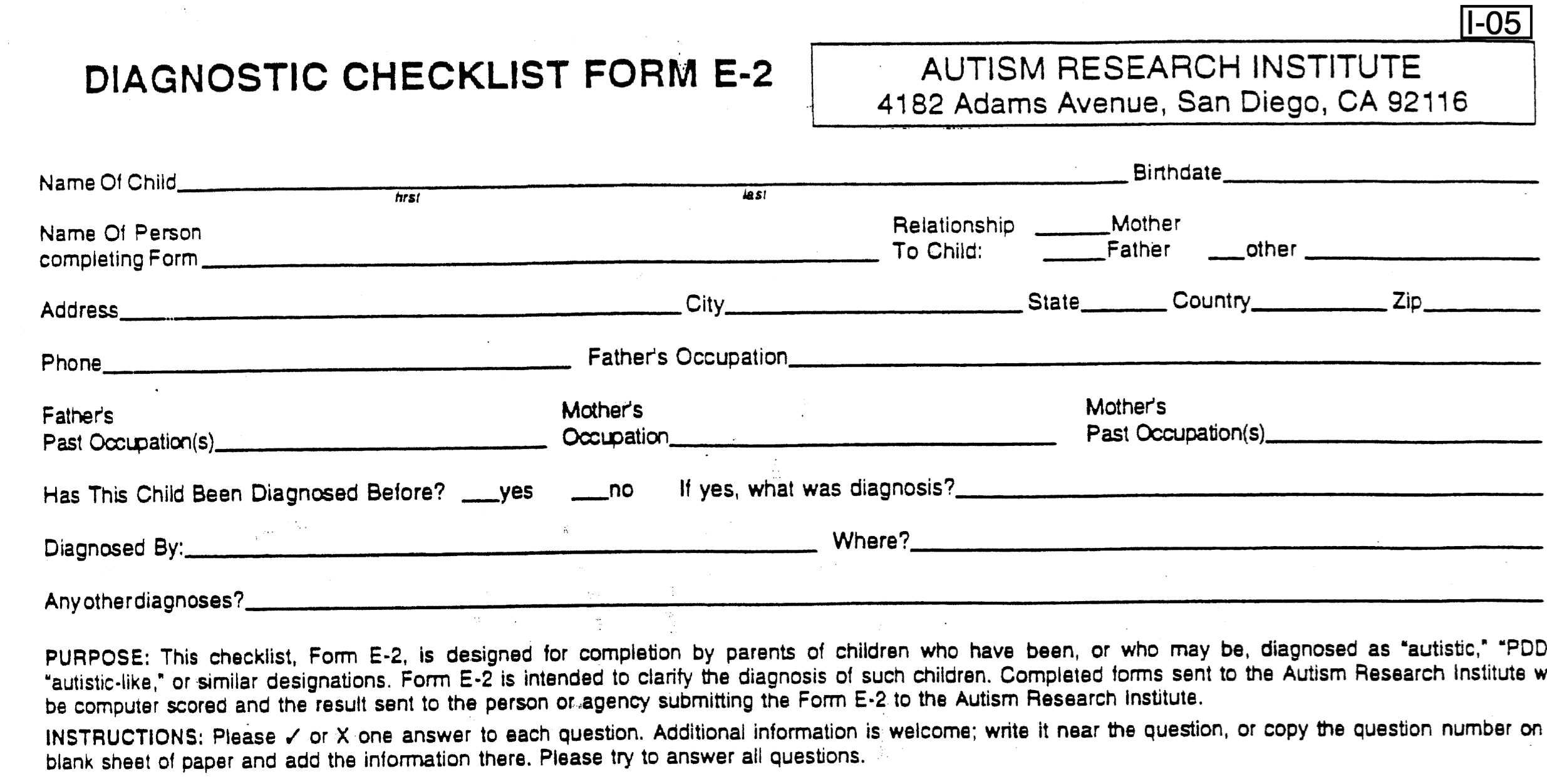 Checklist screenshot